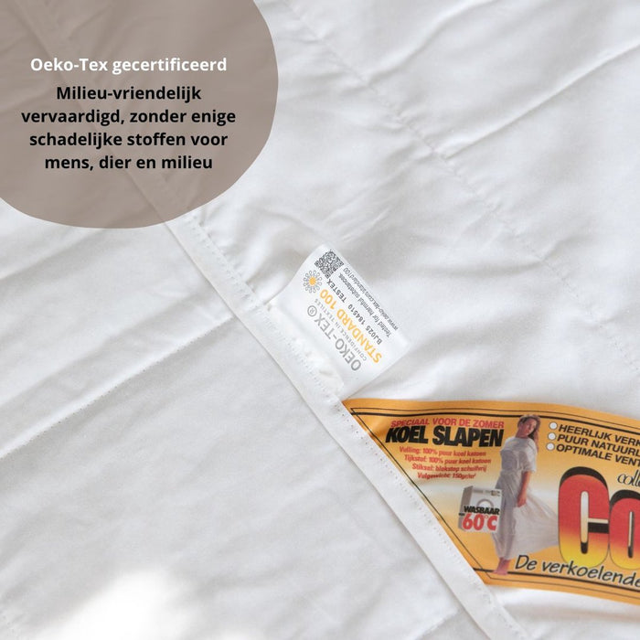 Cool Cotton - 100% Katoenen Matrasoplegger - 140 x 200
