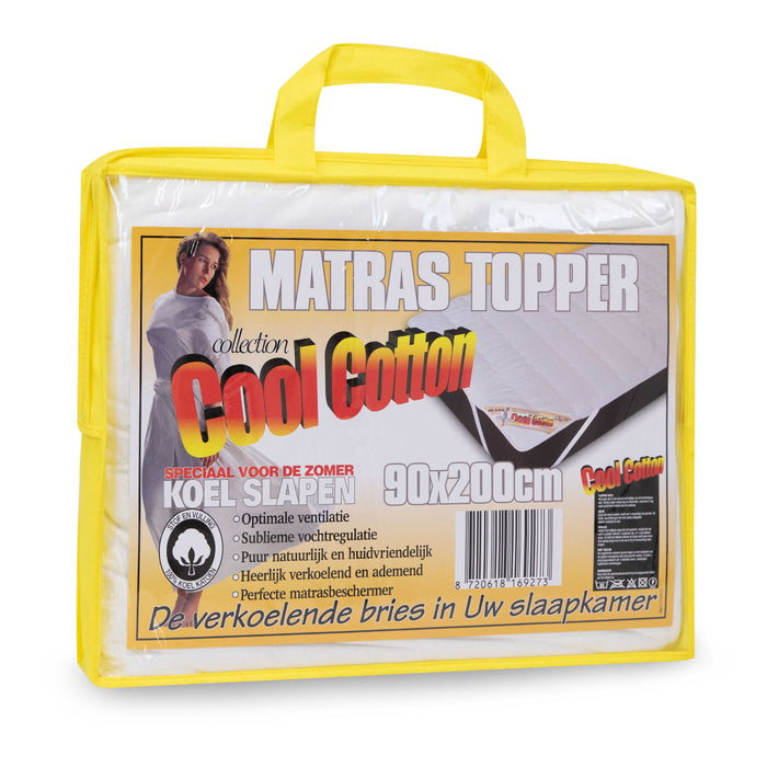 Cool Cotton - 100% Katoenen Matrasoplegger - 140 x 200