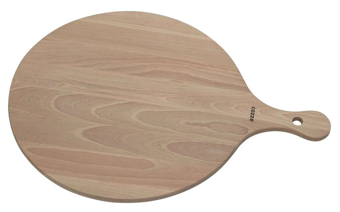 Cozze - Serveerplank voor Pizza Bamboe met Handvat Diameter 35 cm
