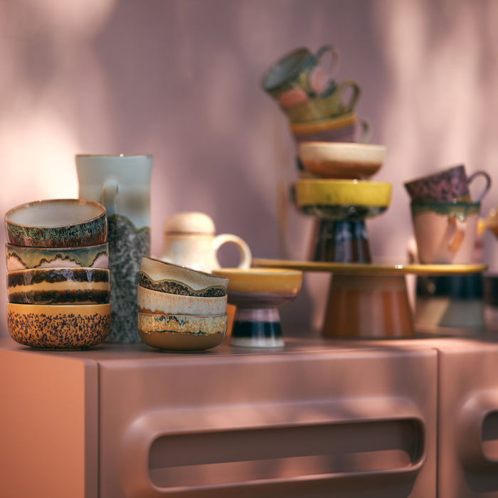 HKliving 70's Dessert Kommen Ø 12,5 cm - Set van 4 - Harbour
