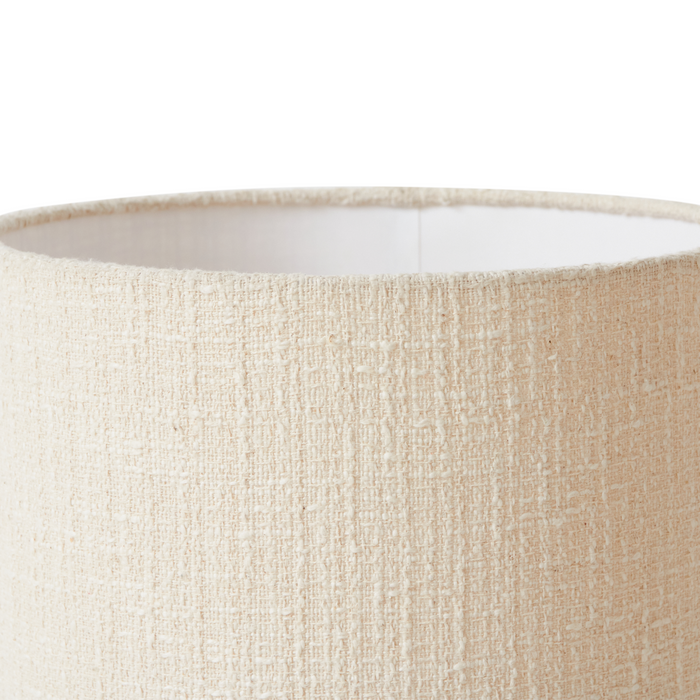 HKliving Bouclé Lampenkap Ø 38 cm - Low -  Naturel