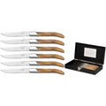 Jay Hill Steakmessen Laguiole - Olijfhout - 6 stuks