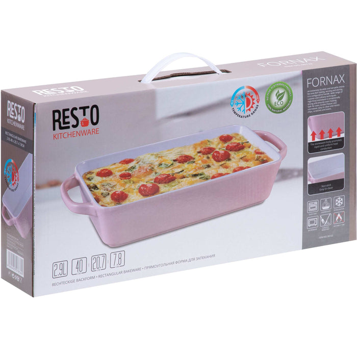 Resto Kitchenware - Fornax - Bakvorm - Bakvormen - Rechthoekig - Roze