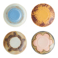 HKliving 70's Schotels - Set van 4 - Ocean