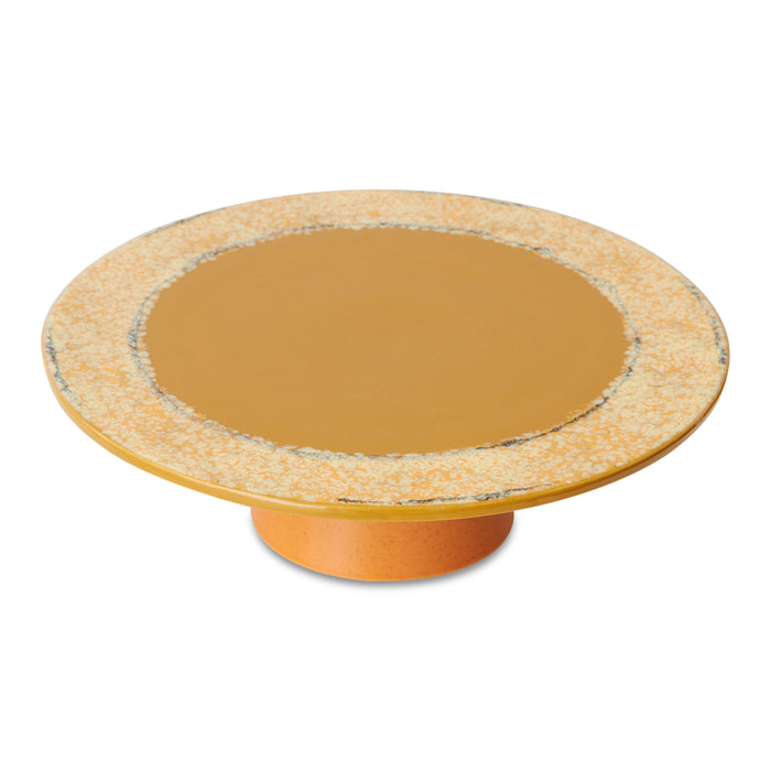 HKliving 70's Taartplateau Ø 33 cm - Papaya