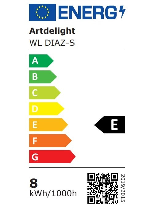 Artdelight Wandlamp Diaz-S Zwart Led 2 x 3Watt IP65