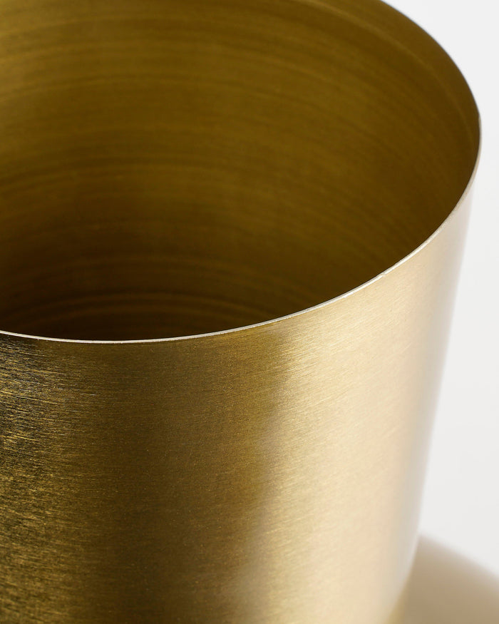 Mica Decorations Dara Vaas - H42 x Ø28 cm - Metaal - Goud