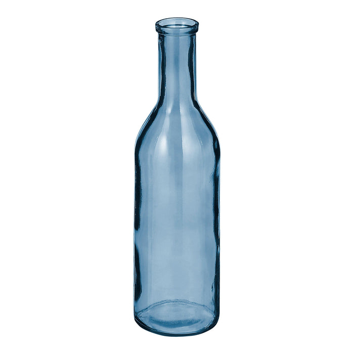 Mica Decorations Rioja Glazen Fles - H50 x Ø15 cm - Lichtblauw