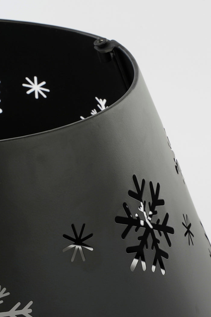 House of Seasons Kerstboomrok - L50 x B38 x H26 cm - Metaal - Zwart