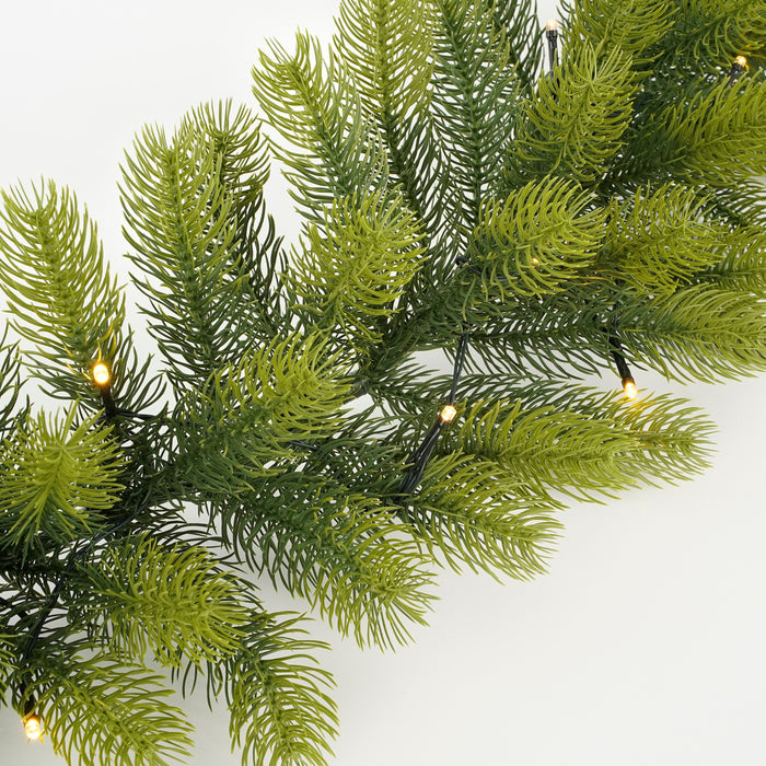 Black Box Trees Nigata Guirlande met LED Verlichting - L270 cm - Groen