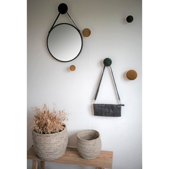 House Nordic - Spiegel met zwart stalen frame - 38 cm