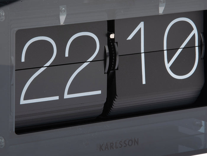 Karlsson - Table clock Boxed Flip