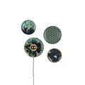 Bold Monkey No Food Here wandlamp (set van 4) hexagon - Groen