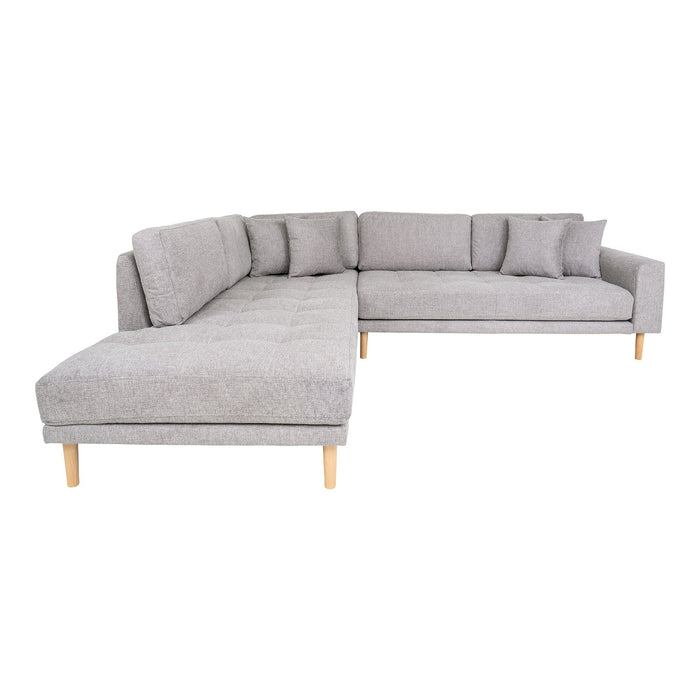 House Nordic - Hoekbank Lichtgrijs - Open Einde Links - 290x170x76cm