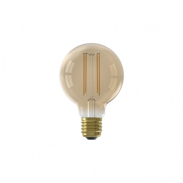 Calex Lichtbron E27  Goud - Glas - 8x12x8cm (BxHxD)