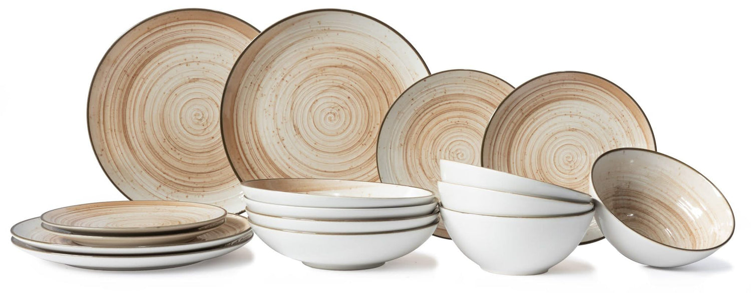 Cosy & Trendy Serviesset Sintra Terracotta - 16-delig | 4 personen