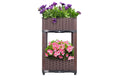 Feel Furniture - buiten plantenbak - Theta - Donkerbruin