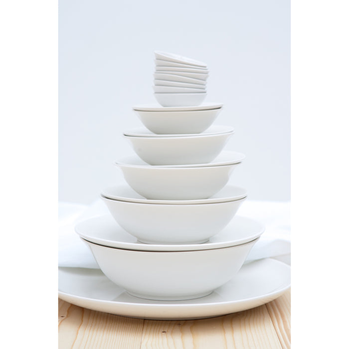 vtwonen Ontbijtborden - Serviesset - Wit - Bordenset van 6 - 23cm