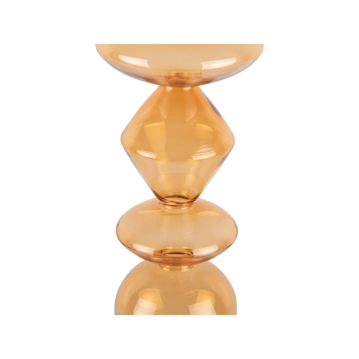 present time - Kandelaar Totem - Geel - 16x16x41cm