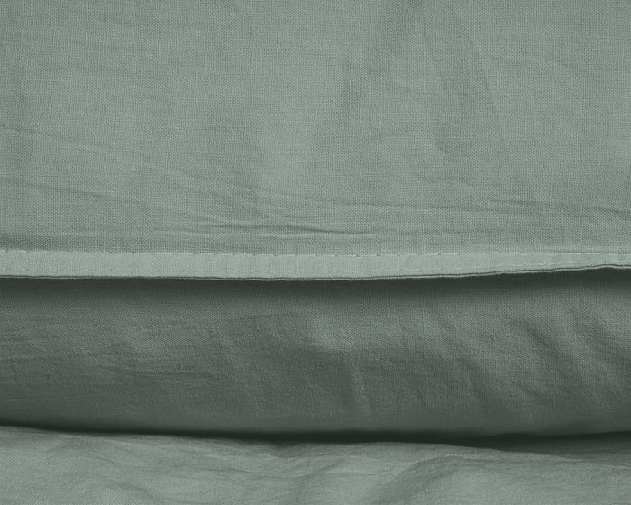 Dekbedovertrek Stone Washed - 100% Natuurlijk - Groen - 240x220cm