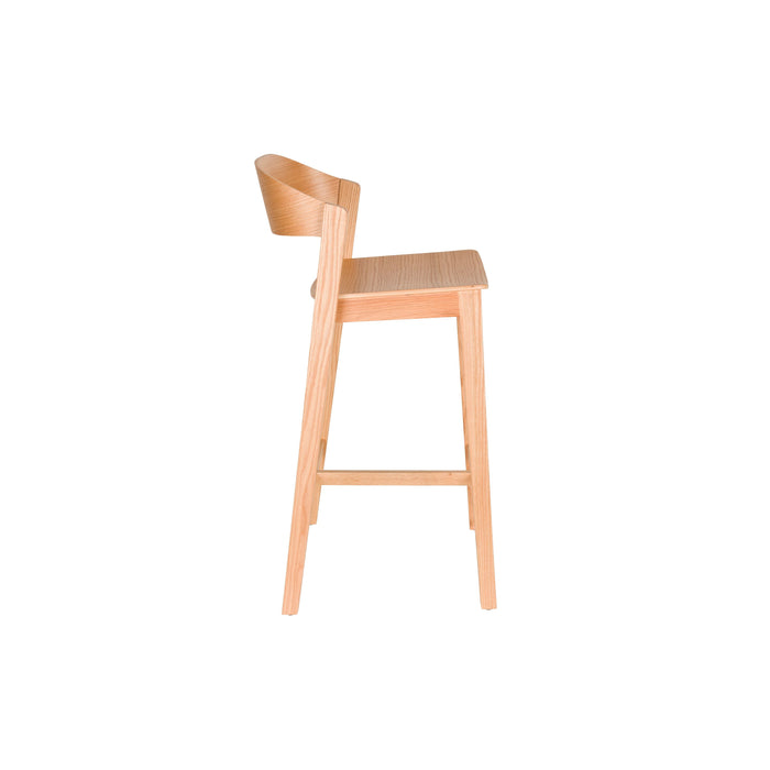 Housecraft Living Wooz Barkruk Eikenhout Bruin