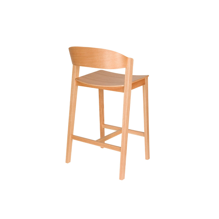 Housecraft Living Wooz Barkruk Eikenhout Bruin