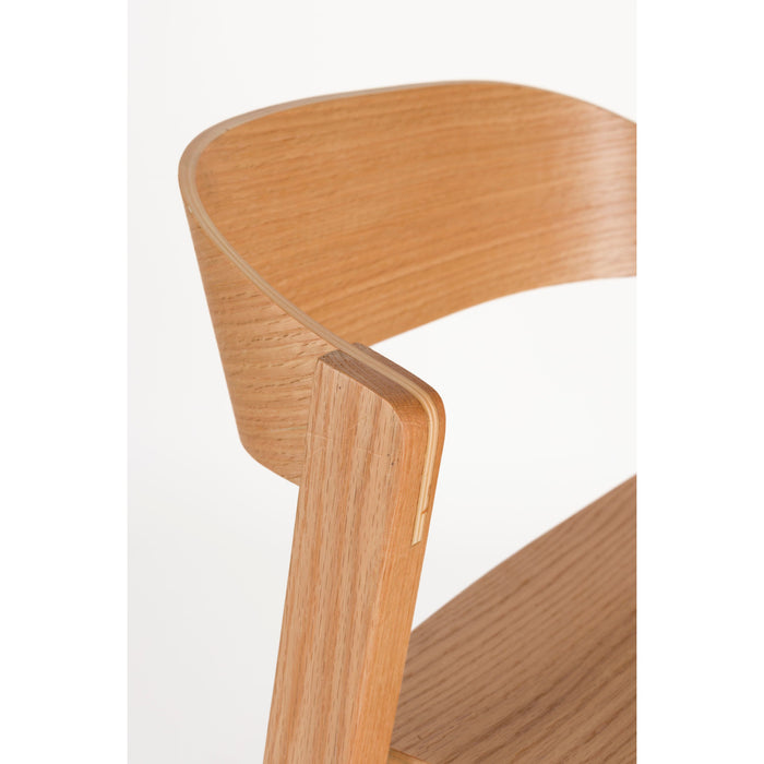Housecraft Living Wooz Barkruk Eikenhout Bruin