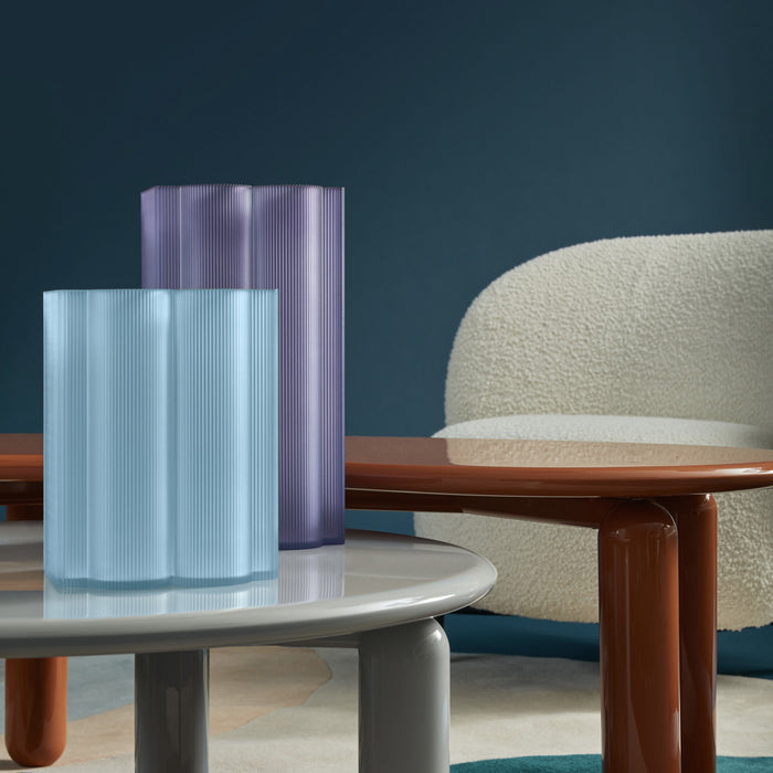 Kartell Okra Vaas H 24 cm - Lichtblauw