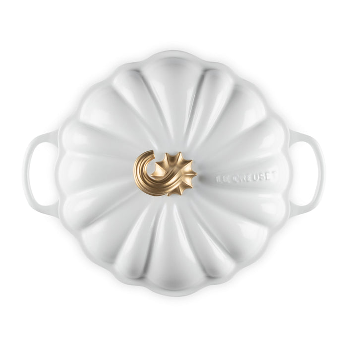 Le Creuset Signature Pompoen Braad/Stoofpan Ø 24 cm - Wit