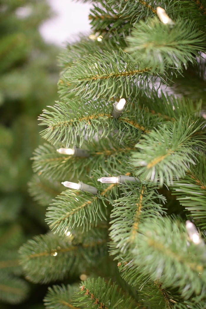 Poly Bayberry Hinged verlichte kunstkerstboom - 198 cm - Groen - Ø130