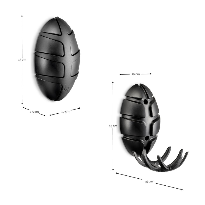 SPINDER DESIGN BUG Wandkapstok - Goud | Goud