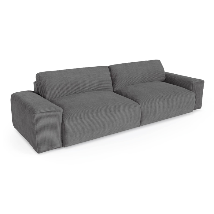 Sofa 3 zits corduroy soft touch crème 220cm