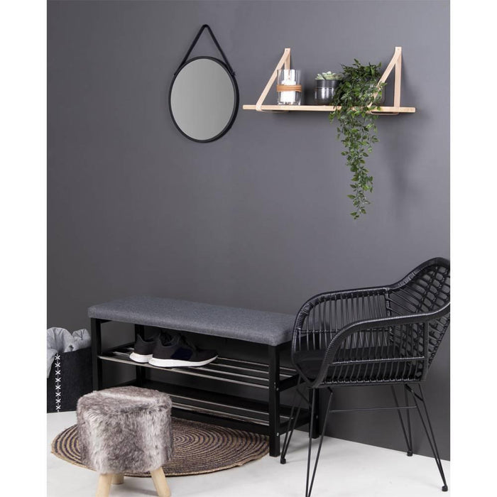 House Nordic - Spiegel met zwart stalen frame - 38 cm
