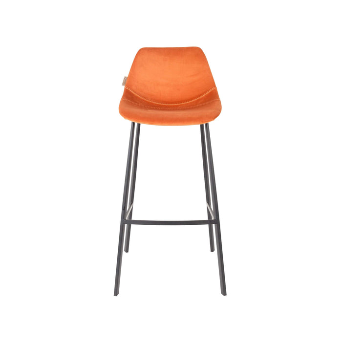 Dutchbone Franky Barkruk Oranje 80 cm - Set van 2