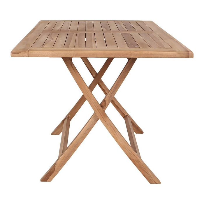 House Nordic Oviedo Rechthoekige Eettafel Teakhout