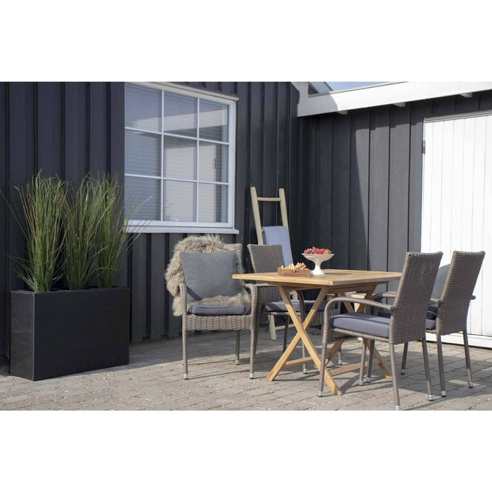 House Nordic Oviedo Rechthoekige Eettafel Teakhout