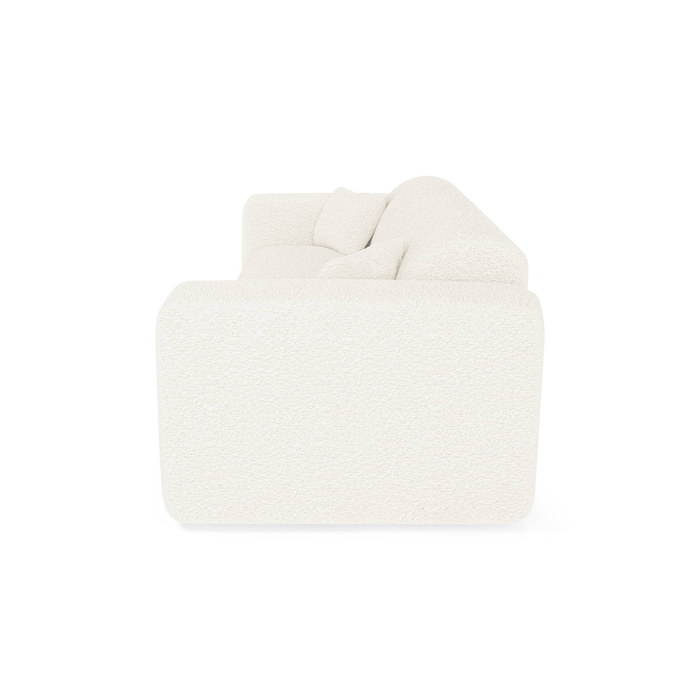 Express slaapbank dunlopillo 140cm zwart bouclette stof