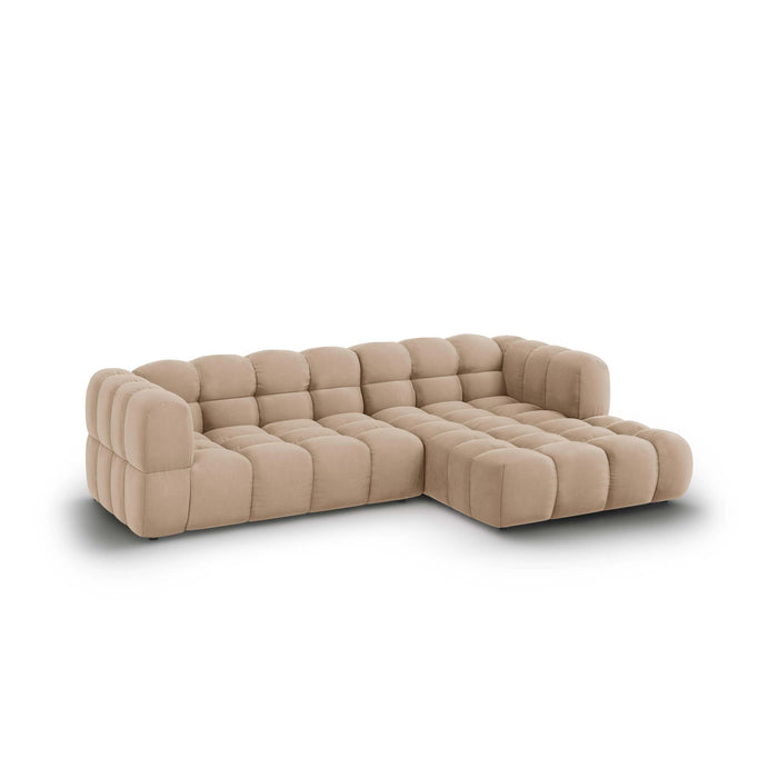Cosmopolitan Design 4-zits hoekbank Sky rechts velvet