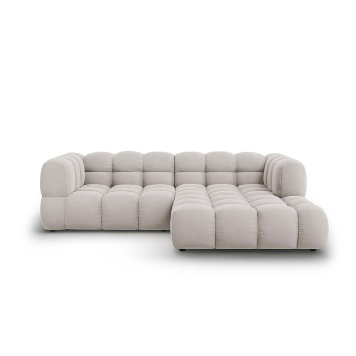 Cosmopolitan Design 3-zits hoekbank Sky rechts velvet