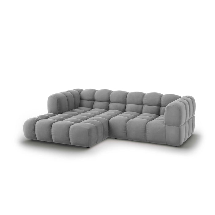 Cosmopolitan Design 3-zits hoekbank Sky links velvet