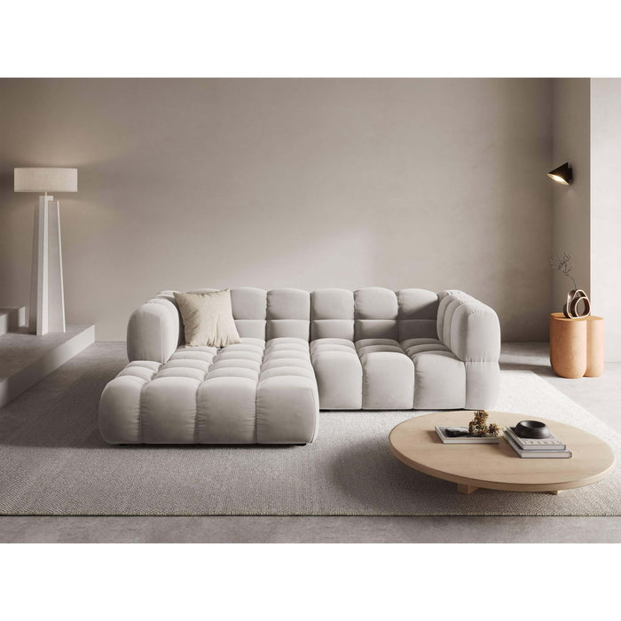 Cosmopolitan Design 3-zits hoekbank Sky links velvet