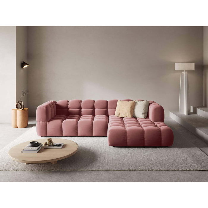 Cosmopolitan Design 4-zits hoekbank Sky rechts velvet