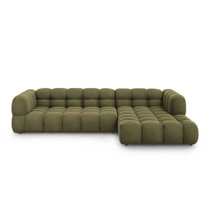 Cosmopolitan Design 4-zits hoekbank Sky rechts velvet