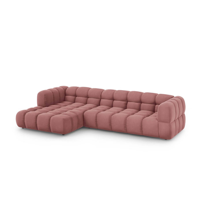 Cosmopolitan Design 4-zits hoekbank Sky links velvet