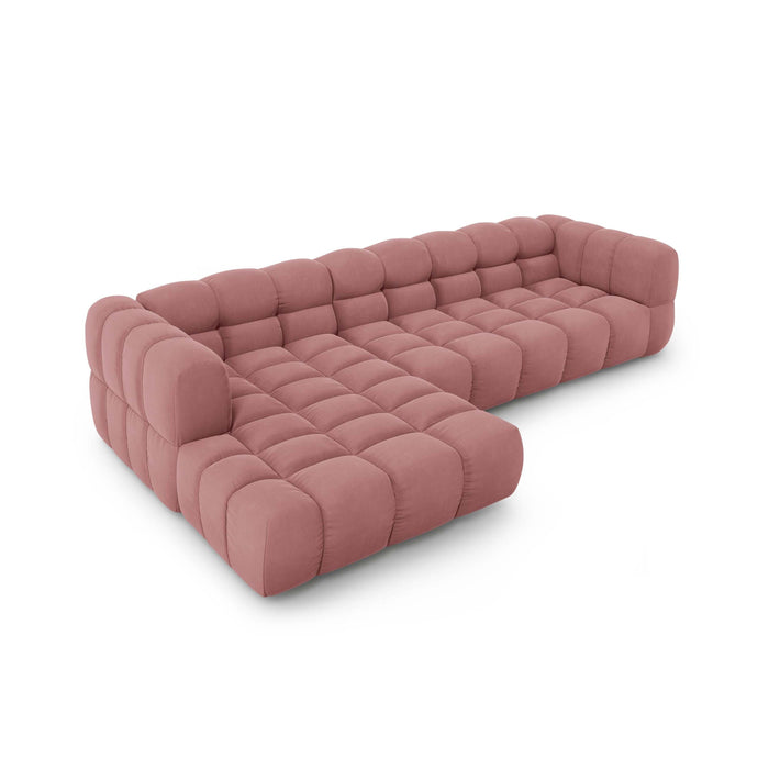 Cosmopolitan Design 4-zits hoekbank Sky links velvet