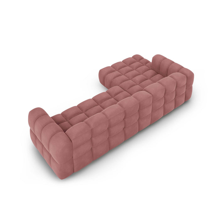 Cosmopolitan Design 4-zits hoekbank Sky links velvet