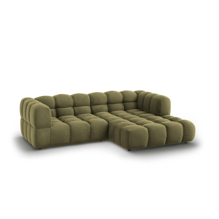 Cosmopolitan Design 3-zits hoekbank Sky rechts velvet