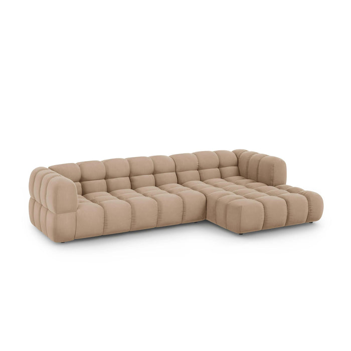 Cosmopolitan Design 4-zits hoekbank Sky rechts velvet