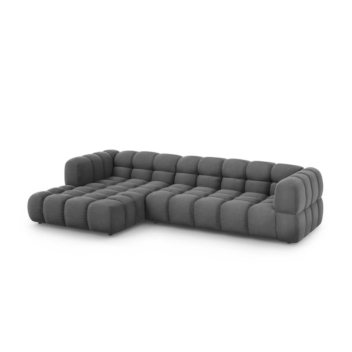 Cosmopolitan Design 4-zits hoekbank Sky links velvet