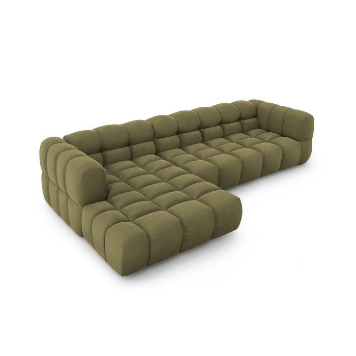 Cosmopolitan Design 4-zits hoekbank Sky links velvet